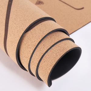 Tapete de Yoga de Corcho Ningbo Science, 1.5-5mm, Antideslizante, para Ejercicio en Interiores - Product Image 3