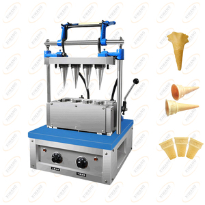 Machine à gaufres semi-automatique pour cornets de crème glacée, modèle neuf, avec fonction coupelle à gaufres – Meilleures ventes - Product Image 2