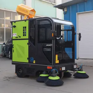 Road sweeper environmentally friendly cleaning vehicle multi-brush sweeper