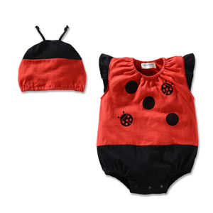 Vêtements d'été en gros pour bébés filles : Barboteuses mignonnes pour l'African Star - Product Image 4