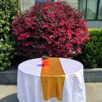 Chemin de table style ciel étoilé 3MM à paillettes, classique, pour mariage, fête, décoration de table à la maison