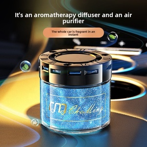 น้ำหอมปรับอากาศในรถยนต์แบบแก้ว ติดตั้งที่ที่วางแก้วน้ำ ตกแต่งภายในรถยนต์ ระดับไฮเอนด์ สำหรับผู้หญิง กลิ่นหอมอ่อนๆ ติดทนนาน - Product Image 4