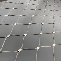 Maille de câble en acier inoxydable 304 316 flexible, anti-lancement, disponible en stock, pour la sécurité des terrasses et des aires de jeux scolaires