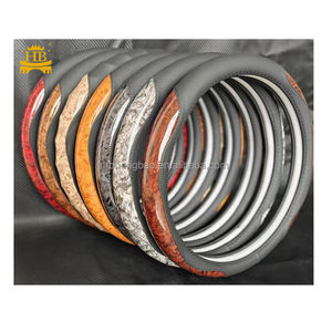 Cubierta para <span class=keywords><strong>volante</strong></span> de coche con diseño de madera en forma de <span class=keywords><strong>D</strong></span>, <span class=keywords><strong>tipo</strong></span> de masaje, venta al por mayor, cubierta para <span class=keywords><strong>volante</strong></span> de alta calidad para coche - Product Image 2