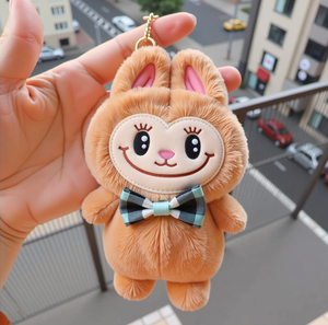 Porte-clés en peluche Ldbobu, figurine d'action The Monsters Foreveraniem, jouets en peluche Kawaii Labobu, cadeaux, porte-clés en peluche mignon Labubo - Product Image 3