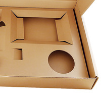 Boîtes d'expédition personnalisées en carton ondulé recyclable pour vêtements, chaussures, boîtes pliables, emballages cadeaux sur mesure
