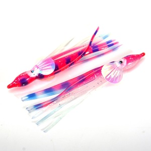 WEI Luminous 5CM 6cm 10cm Falda de calamar Faldas de pulpo Pesca Señuelos blandos con <span class=keywords><strong>escamas</strong></span> - Product Image 6