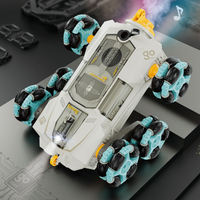 360 grados giratorio escalada truco RC coche 6 WD Spray brazo oscilante deformación truco Control remoto coche Radio Control juguete Juguetes