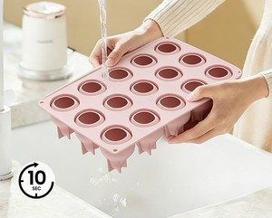แม่พิมพ์เค้กซิลิโคนแบบไม่ติดกระทะ 15 ช่อง รูปทรงลูกแพร์ เกรดอาหาร ใช้ซ้ำได้ น่ารัก แม่พิมพ์ซิลิโคนแม่เหล็กสำหรับทำช็อกโกแลต ลูกอม และน้ำแข็ง DIY - Product Image 3