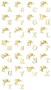 Haute qualité Français hommes <span class=keywords><strong>de</strong></span> chemise en métal en laiton or <span class=keywords><strong>argent</strong></span> A-Z lettre <span class=keywords><strong>boutons</strong></span> <span class=keywords><strong>de</strong></span> <span class=keywords><strong>manchette</strong></span> lettre Initiale Alphabet <span class=keywords><strong>boutons</strong></span> <span class=keywords><strong>de</strong></span> <span class=keywords><strong>manchette</strong></span> pour hommes - Product Image 3