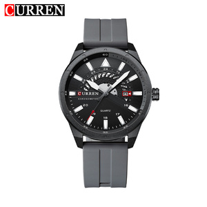นาฬิกาข้อมือผู้ชายแฟชั่นสปอร์ต รุ่น 8421 CURREN ดีไซน์ธุรกิจ กันน้ำ พร้อมปฏิทิน สายหนังโบราณ ตัวเรือนโลหะผสม ระบบควอตซ์ โครโนกราฟ - Product Image 1