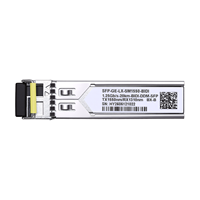 Module SFP BIDI 1,25 Gbit/s 20 km 1000BASE-BX-D Transceiver WDM 1310/1550 nm DDM LC pour FTTH Garantie 1 an