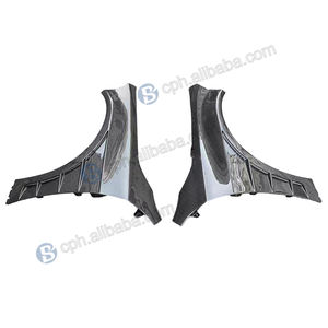 Kit carrosserie personnalisé, garde-boue avant en carbone pour Mercedes-Benz Classe A W177 A45 A35 <span class=keywords><strong>2019</strong></span>+, mise à niveau du garde-boue en fibre de carbone - Product Image 4