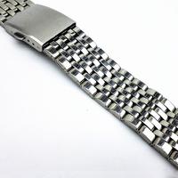 Bracelet en acier inoxydable 18mm 20mm 22mm Bracelet de montre en métal de remplacement Bracelet de poignet fermoir pliant accessoires de montre pour Omega 007