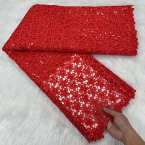 Tissus de <span class=keywords><strong>dentelle</strong></span> africaine lourde or de qualité supérieure Guipure cordon d'or <span class=keywords><strong>dentelle</strong></span> 2024 dernier tissu de <span class=keywords><strong>dentelle</strong></span> de cordon - Product Image 2