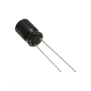 Condensador de Aluminio de Canal del Fabricante UEP1H2R2MDD1TD 2.2 uF de Orificio Pasante 20% 50V RADIAL TH - Product Image 1