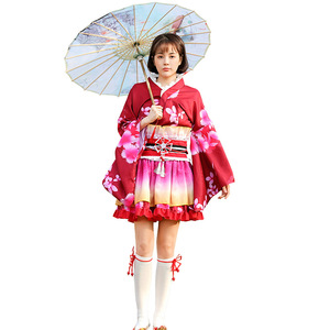 Vêtements ethniques japonais pour femmes et enfants, Festival formel, dimanche, meilleure robe de Cosplay, Kimono japonais pour femmes et enfants - Product Image 5