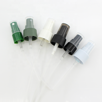 Pulvérisateur à fine brume 18mm 20mm 24mm 28mm Pompe de pulvérisation en plastique avec capuchon anti-poussière transparent et tube d'immersion pour emballage de flacons de parfum et cosmétiques