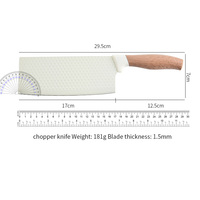 Ensemble de couteaux de cuisine de chef professionnel 6 pièces ensemble de blocs de couteaux utilitaires de cuisine avec bloc de couteaux universel