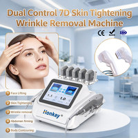 Appareil 7D pour le lifting du visage et du corps, double contrôle, amélioration de l'élasticité, soin du cou, remodelage de la taille, machine 7DHIFU