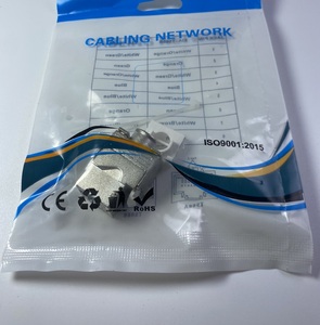 Bộ phận điện tử thể loại 6A không được che chở 180 độ không chèn mô-đun cat6A Mạng Cáp ổ cắm Jack RJ45 FTP - Product Image 2