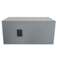 RIY YM218 Subwoofer professionnel double 18 pouces pour DJ avec fonction radio, enceinte en contreplaqué/MDF
