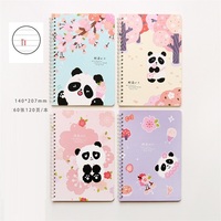 Bloc-notes quotidien à feuilles mobiles A5, reliure spirale, papier créatif, mignon, fournitures scolaires pour enfants, cahier à spirale pour étudiants