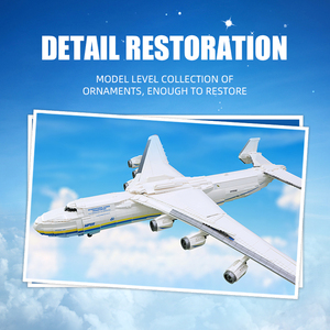 BAKA AN-225 1:84 Modello di Aereo da Trasporto Civile, Kit di Costruzione DIY in Plastica ABS, 5350 Pezzi, Unisex, 14 Anni - Product Image 3