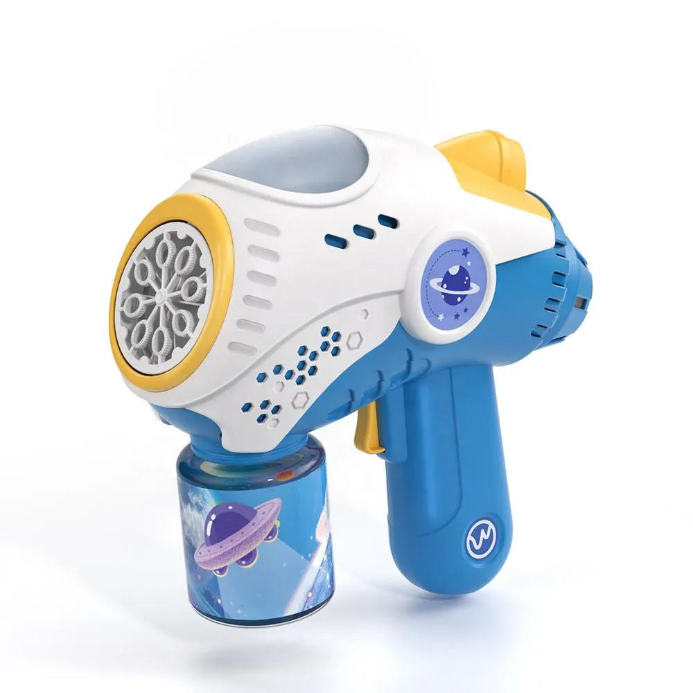 Populaire Bubble Gun Machine Kids Volautomatische Handheld Kleine Stalen Pistool Bubble Speelgoed Elektrische Blaasbellen Speelgoed