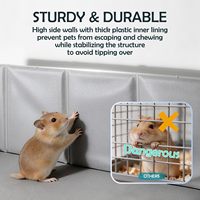 Parc de jeu pliable pour petits animaux, parc pour hamster et cochon d'Inde, pour l'intérieur ou les voyages, grand enclos portable pour cochon d'Inde, sans assemblage