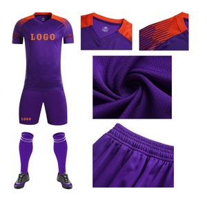 Maillots de football 100% polyester personnalisés pour adultes et enfants Kit d'entraînement au design sublimé pour style de club d'équipe - Product Image 6