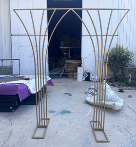 SMOOTH Gold Wedding Gate Metal Iron Party Telón de fondo Marco Evento Gate Stand Decoración Telón de fondo para Wedding Party - Product Image 2