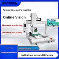 Mesin Solder Otomatis Penuh untuk PCB dan Papan Sirkuit LED dengan Robot Solder Tarik yang Efisien