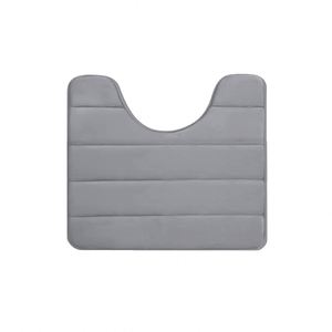 Tapis de salle de bain de luxe en forme de U, en polaire corail, antidérapant, doux, super absorbant, séchage rapide, lavable, pour la maison et l'hôtel - Product Image 1