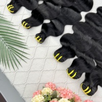 Extensiones de Cabello Humano Virgen Vietnamita Ondulado Natural 15A, 100% Sin Procesar, para Trenzas