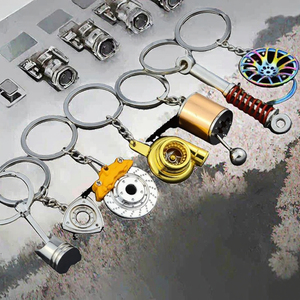 Portachiavi Auto in Lega di Zinco a Forma di Pistone, Turbo, Ingranaggio, Disco Freno, Ammortizzatore - Tema Sportivo, Regalo Portatile - Product Image 3