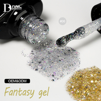 BD Fantasy Gel polonais marque privée brillant haute Pigment Flash paillettes ongles Gel vernis longue durée Uv vernis ongles Gel marque