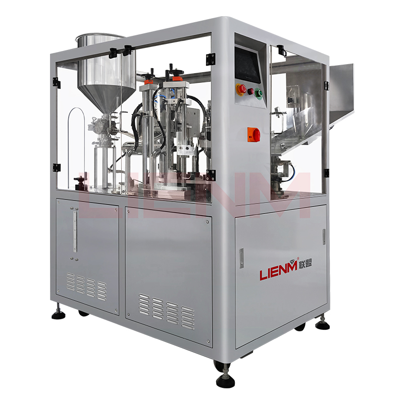 Автоматическая машина для розлива и запечатывания тюбиков из мягкого пластика, алюминиевая косметическая машина для розлива тюбиков для зубной пасты