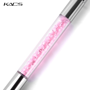 Pincel de Uñas de Doble Cabeza KADS, Mango Acrílico, Pincel de Silicona Suave de Doble Extremo para Esculpir, Grabar, Pintar - Product Image 5