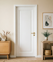 Nouvelles Arrivées Porte Intérieure Moderne en Bois Massif pour Chambre à Coucher – Design Couleur Bois