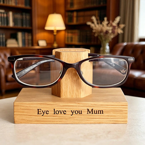 Estante de Almacenamiento de Madera Hecho a Mano y Soporte para Gafas, Adecuado para Oficinas en Casa, Regalos para Hombres, Mujeres y Niños, Se Puede Personalizar - Product Image 3