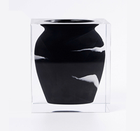 Vase en céramique de Style chinois antique coloré à la main hydroponique haute température pièce décorative salon TV table maison Pot