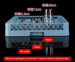 प्लास्टिक संग्रह बीयर ग्लास कप रैक के लिए पूर्ण डिब्बे वाइन चश्मा रैक के लिए पूर्ण डिब्बे वाइन चश्मा रैक - Product Image 5