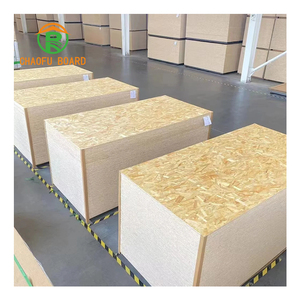 Panneau de particules de pin <span class=keywords><strong>Masson</strong></span> (OSB) pour toit Construction Meubles Armoires Porte Panneaux muraux Maisons intégrées Surface finie - Product Image 6