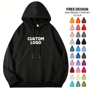 เสื้อฮู้ดดี้ผู้ชายคุณภาพสูง ผ้าฝ้ายอย่างดี สวมใส่สบาย สไตล์สตรีทแวร์ ชุดวอร์ม หนัก 450 กรัม พิมพ์ลายพัฟฟ์ - Product Image 2
