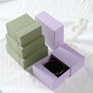 Double-Layer Square Jewelry Drawer <b>Box</b> with Foam Insert for Stud <b>Earrings</b> Necklace Luxury <b>Gift</b> Packaging - Product Image 6