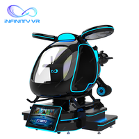 Máquina de Juegos de Realidad Virtual 9D para Negocios de Parques de Atracciones, Simulador de Vuelo VR para 2 Jugadores, Cabina de Avión Eléctrica 3D