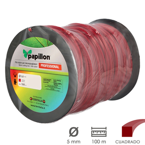 Filo di nylon professionale quadrato O/ 5,0 mm. Rotolo da 100 metri - Product Image 1