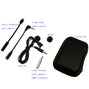 GAM-510A Professionnel micro filaire cravate cravate microphone col clip micro suite bouchon en métal - Product Image 5