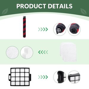 Vendite calde per squalo <span class=keywords><strong>DuoClean</strong></span> PowerFins verticale vuoto AZ3002, AZ3000, AZ3000W 2 filtri 4 filtri in schiuma e 1 rotolo di spazzola - Product Image 2